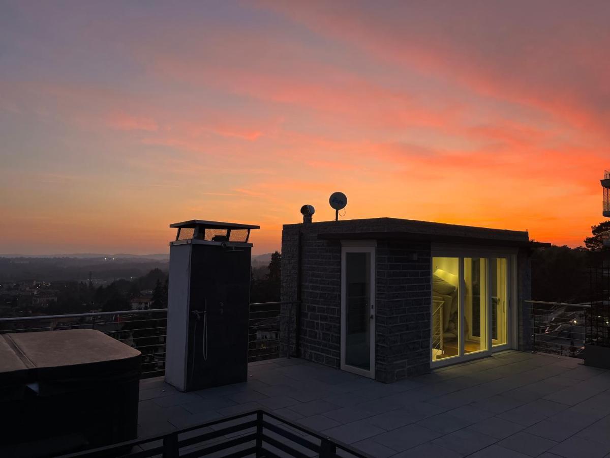Penthouse - Villa Cardano Комо Экстерьер фото