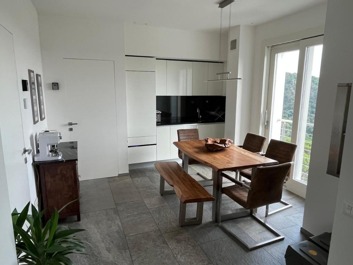 Penthouse - Villa Cardano Комо Экстерьер фото