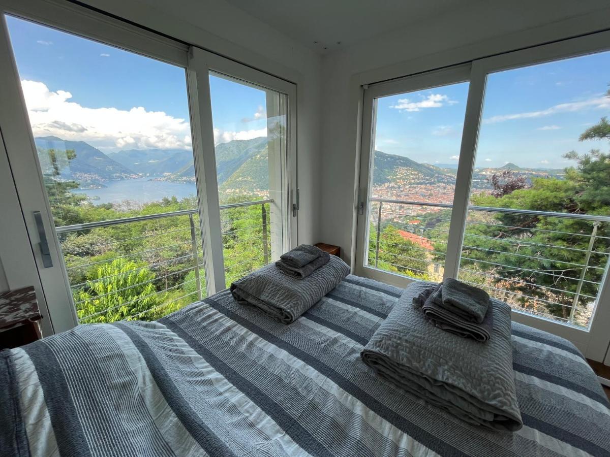 Penthouse - Villa Cardano Комо Экстерьер фото
