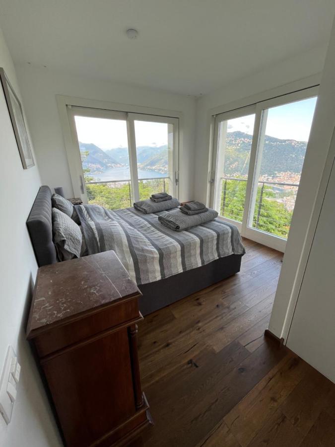 Penthouse - Villa Cardano Комо Экстерьер фото